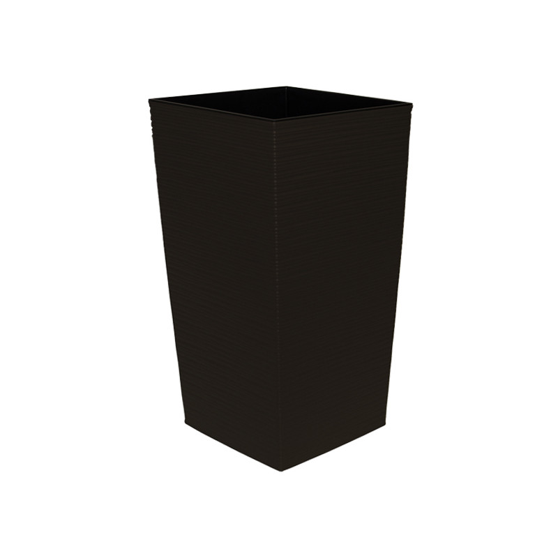 Горщик терасний Ламела Фінезія Долото 30 см з вкладом 590  - Бежевий