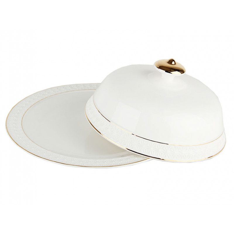 Блюдо для млинців Interos 25,4 см з кришкою Снігова Королева 609726-А - Квезаль