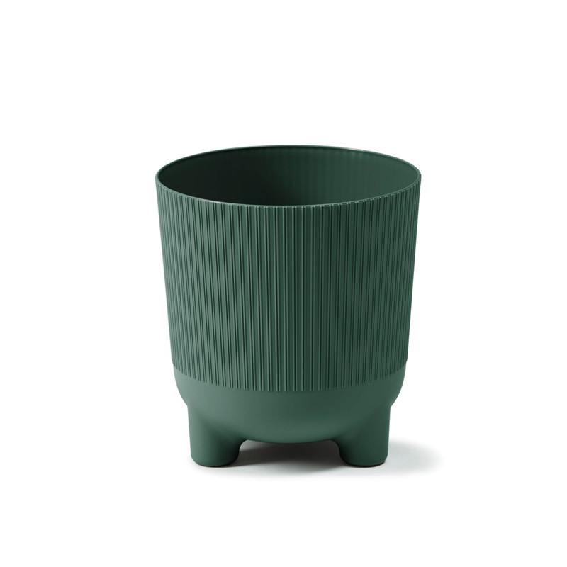 Горщик для квітів Ламела UA Арія Джампер 18 см 218 - Чорний