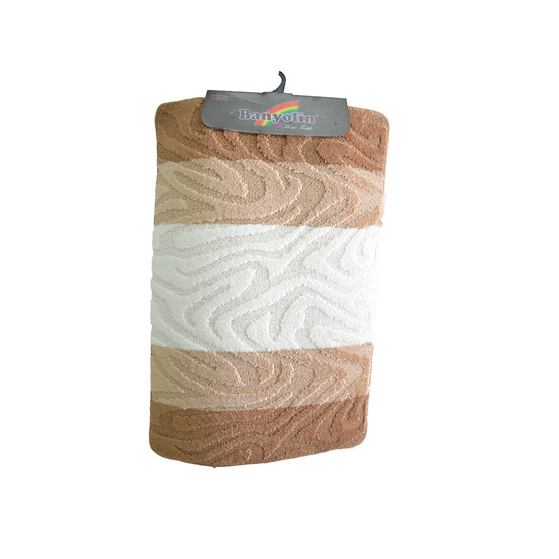 Килимок для ванної 60*100 см Banyolin Сільвер 132016 - Малиновий