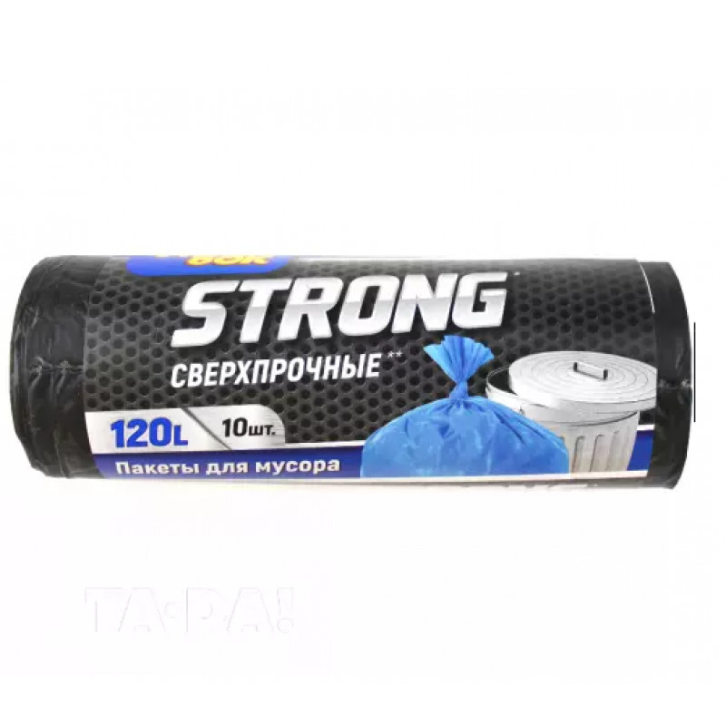 Пакети для сміття посилені Фрекен Бок LD сталева міць120 л 10 шт - Бірюзовий