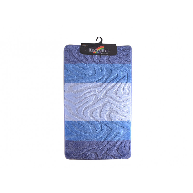 Килимок для ванної 60*100 см Banyolin Сільвер 132016 - Фуксія