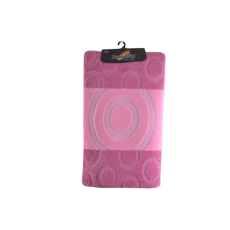 Килимок для ванної 60*100 см Banyolin Сільвер 132016 - Малиновий