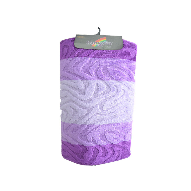 Килимок для ванної 60*100 см Banyolin Сільвер 132016 - Малиновий