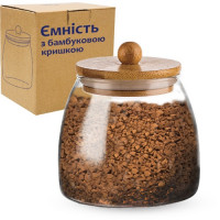 Емкость SNT 780 мл с бамбуковой крышкой 32246