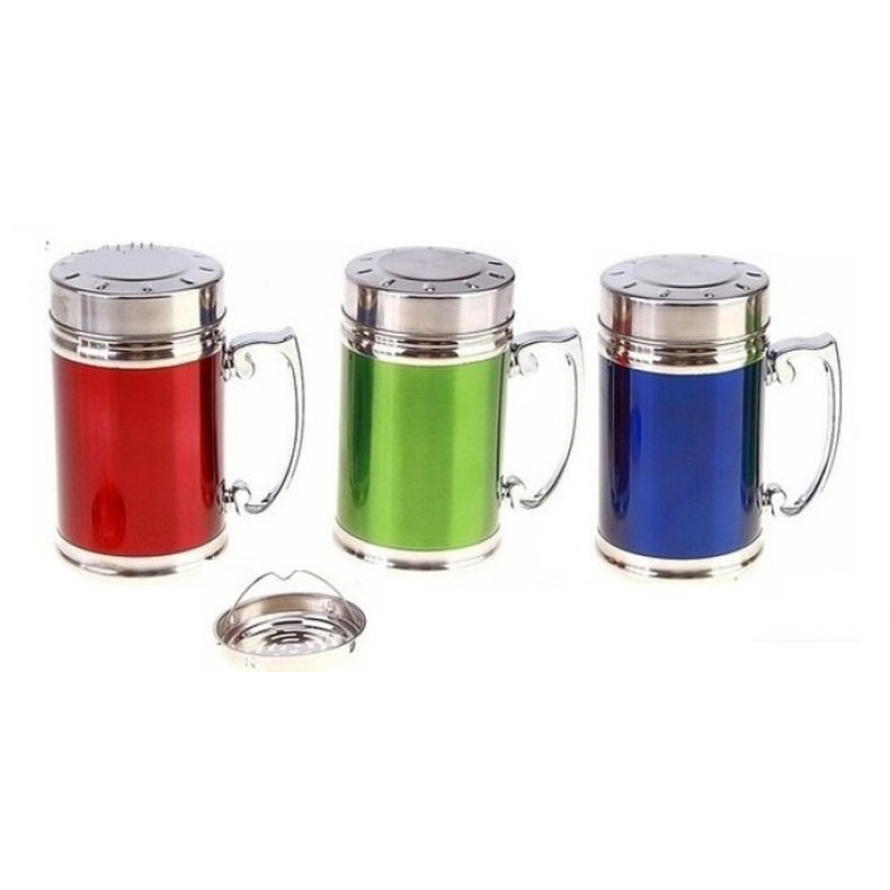 Термокружка Empire 0,28 л Мікс ЕМ-1377 - Сірий металік