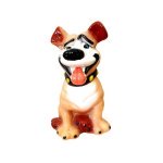 Копілка Собака Чарлі гланець великий КЛС-17413 - Білий мармур