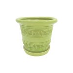 Набір горщиків КООП Бантик 3 пр h-16/12/10 см Лабіринт Зелений 0117