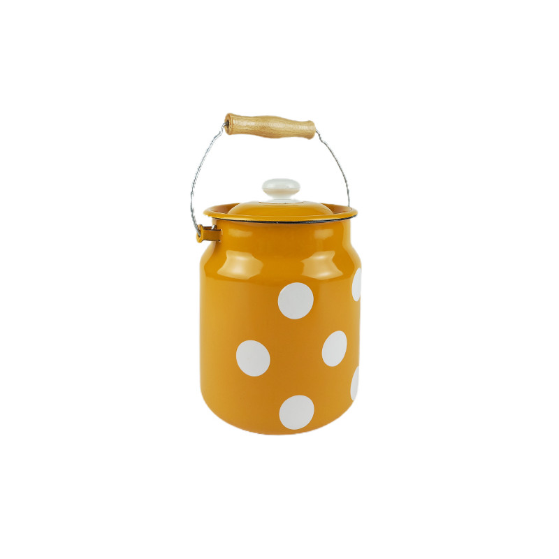 Бідон Idilia 3,3 л 0612/4 Білий горох Гірчичний 44165 - Фісташковий