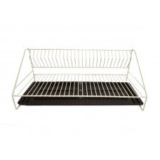 Сушка для посуды 1-ярусная Бежева Ребро