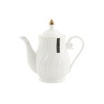 Чайник-заварник фарфор Interos 850 мл Снігова Королева Хвиля LTSL-Q0120-A - Зелений