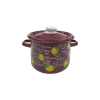 Каструля Idilia 3 л 1612/4 Фреш лимон бордо 43617