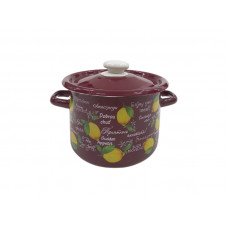 Кастрюля Idilia 3 л 1612/4 Фреш лимон бордо 43617