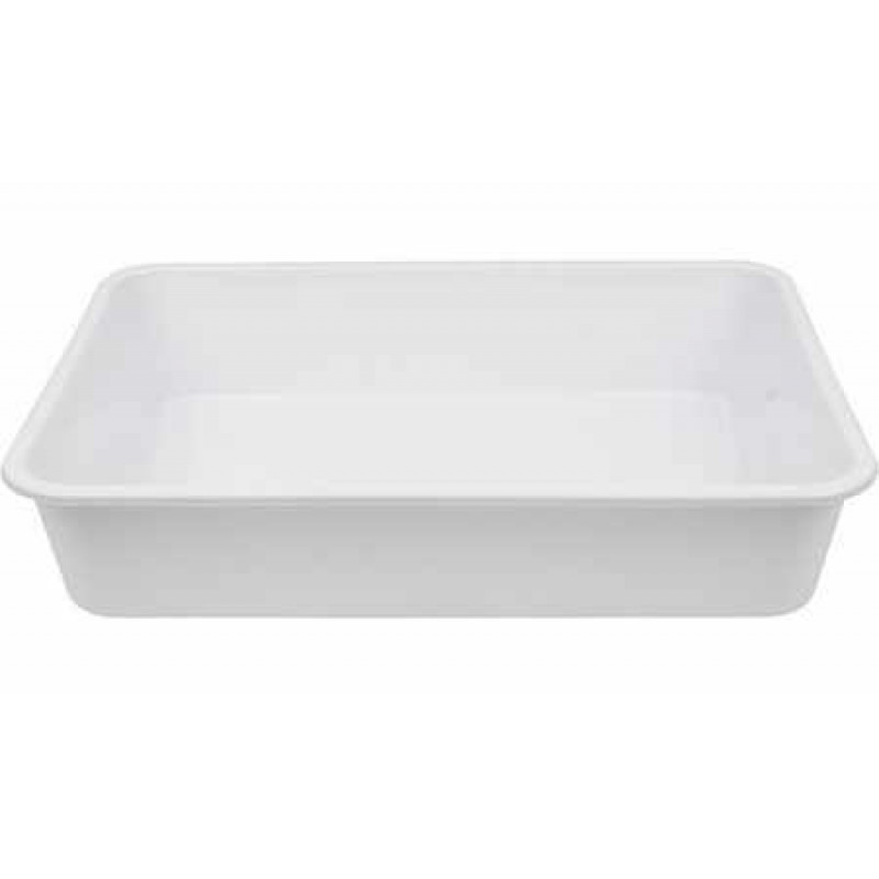 Лоток харчовий Ал-пласт №3 6,5 л 40*29*8 см - Білий