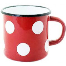 Кружка Idilia 0,5 л 0104/4 Білий горох Червоний 42078