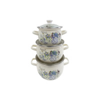 Набір каструль Idilia №6928 Романтичний сад 41696