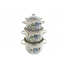 Набір каструль Idilia №6928 Романтичний сад 41696