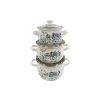 Набір каструль Idilia №6928 Романтичний сад 41696