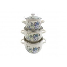 Набор кастрюль Idilia №6928 Романтический сад 41696