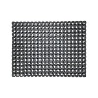 Коврик придверный резиновый ДЗ 60*78 см Соты К-36