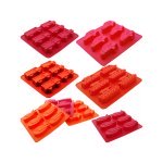 Форма для випічки кексів SNT 19,5*21,8*3 см Машини 20049 - Лосось