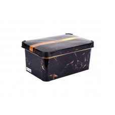 Контейнер для речей Violet House Marble Black 5 л 0646