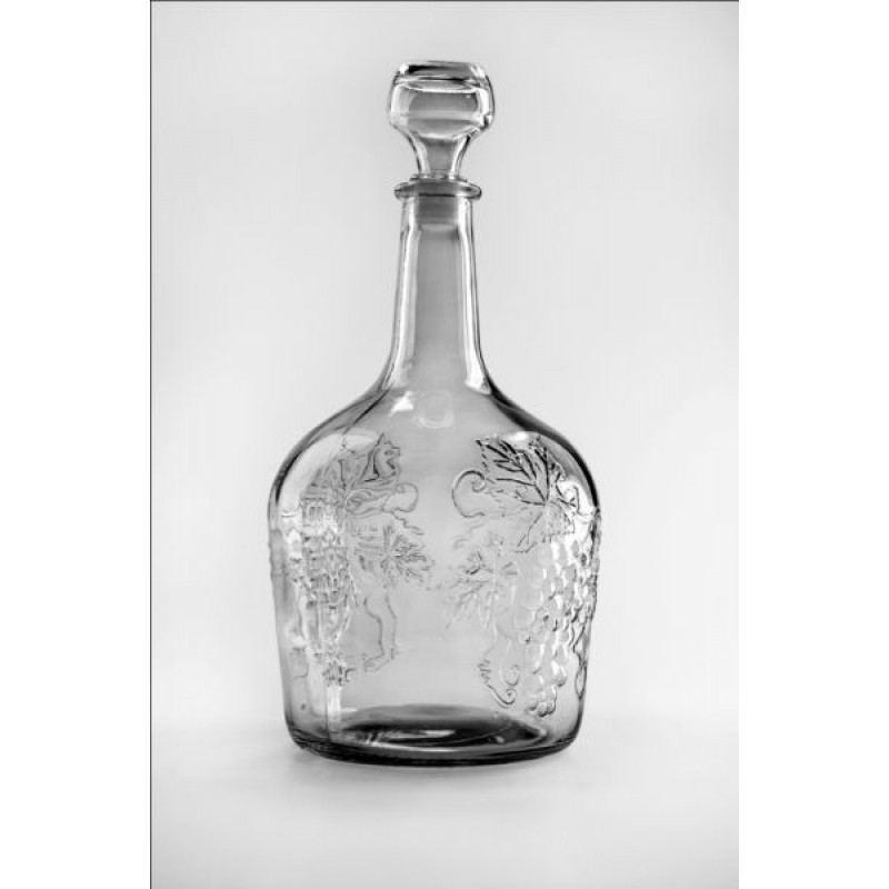 Пляшка скляна 1,5 л Фуфирьок з кришкою 99242 - Бірюзовий