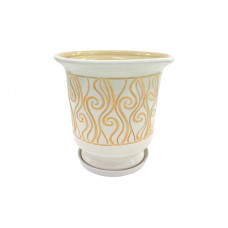 Набір горщиків КООП Дзвін 5 пр h-28/24/20/16/11 см Завиток Помаранч 0063