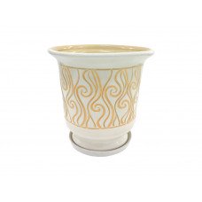 Набір горщиків КООП Дзвін 5 пр h-28/24/20/16/11 см Завиток Помаранч 0063