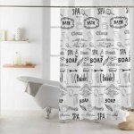 Шторка для ванної Dariana 180*180 см ZHY004-1 - Жовтий