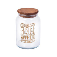 Банка с деревянной крышкой Herevin Bon Appetit 0,635 л 232004-147