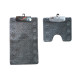 Набор ковриков для ванной 60*100 см Banyolin Классик CLT202001 2 пр 172-Grey