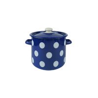 Каструля Idilia 5,5 л 1617/4 Білий горох Cиній 40023