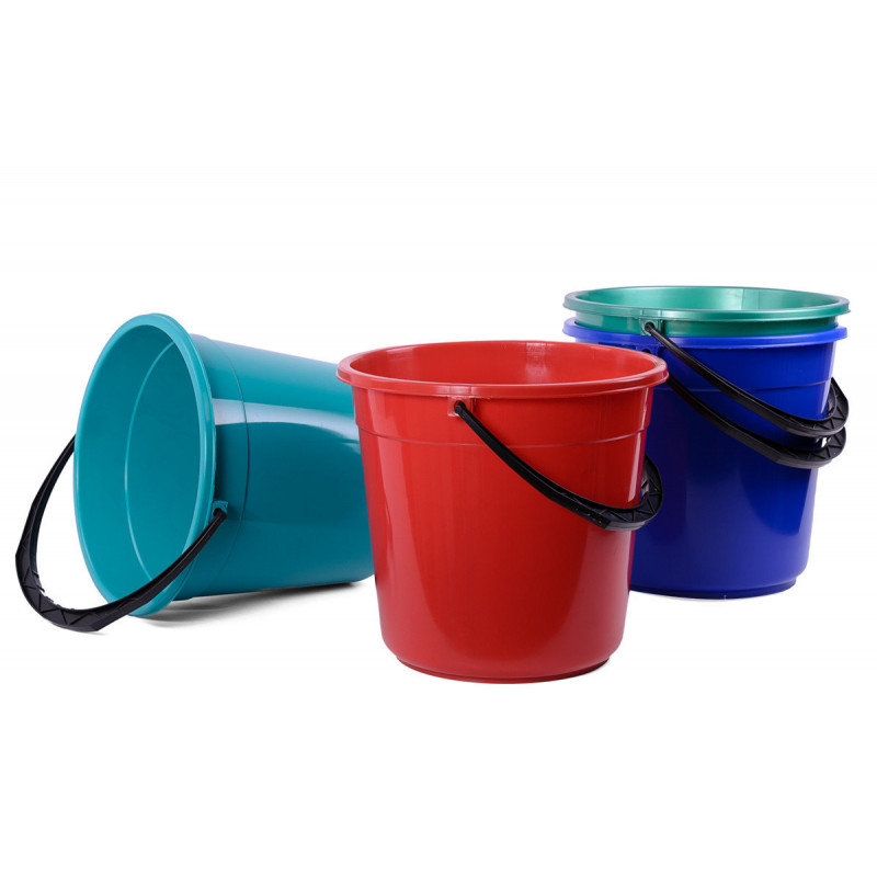 Відро з кришкою R-plastic 15 л кольорове - Шоколад