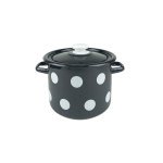 Каструля Idilia 7 л 1620/4 Білий горох Чорний 44465
