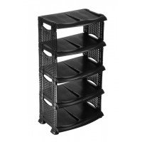 Полиця для взуття 5-ярусна R-plastic Ротанг