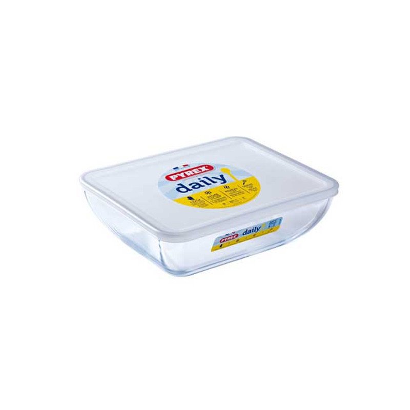 Форма прямокутна з кришкою Pyrex DAILY 22*17см 1,3 л