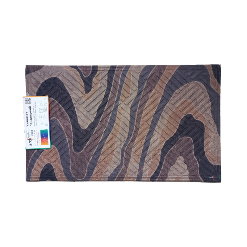 Килимок текстильний ДЗ 45*75 см Декор К-602-59 - Фраппе