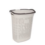 Кошик для білизни вертикальний Violet House Віолетта 65 л 0261 - Теракотовий