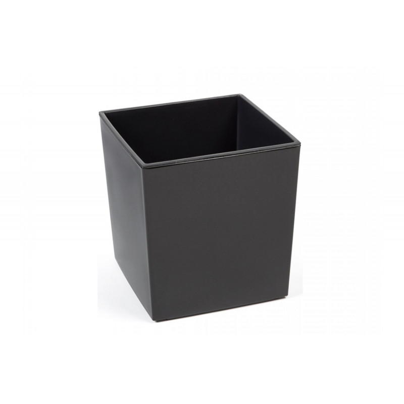 Горщик терасний Ламела Юка 40 см з вкладом 554  - Антрацит