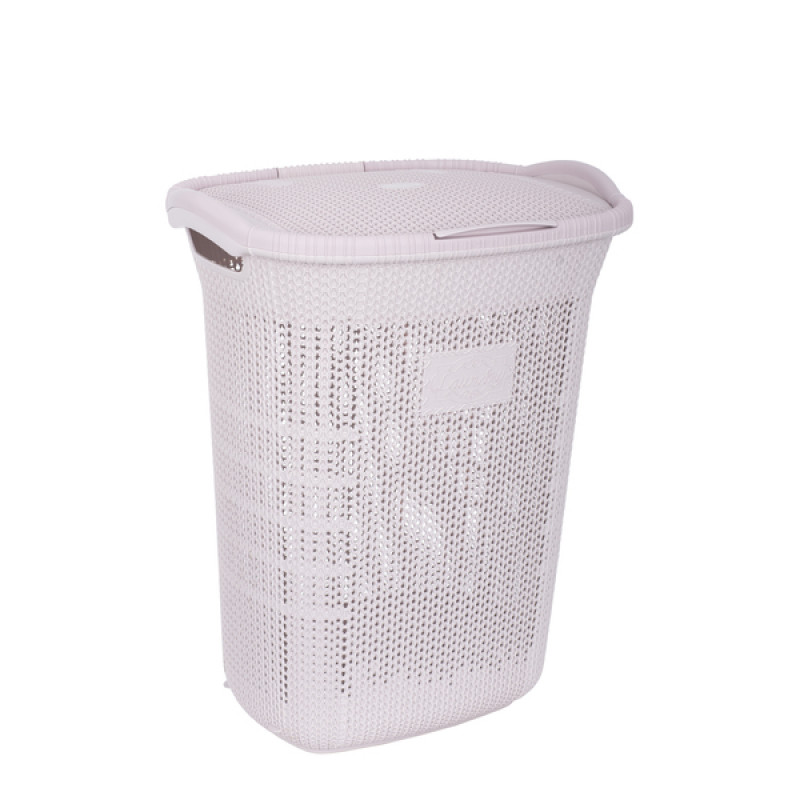 Кошик для білизни вертикальний Violet House Віолетта 65 л 0261 - Теракотовий