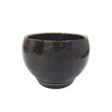 Горщик керамічний КООП Шар h-16 см Галактика Корич 0014