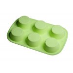 Форма для випічки кексів Empire 28*17*3 см Рівний на Планшеті силікон EM-7100 - Фіолетовий Прозорий