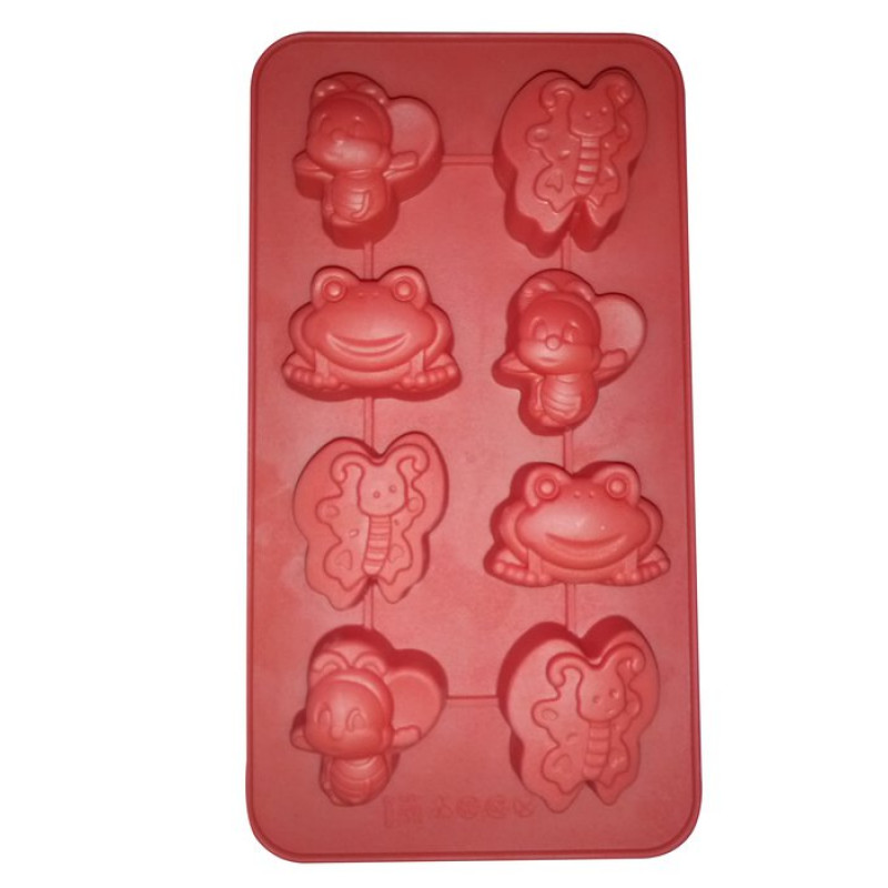 Форма для выпечки Empire 21*11,5*2 см Лягушки и бабочки силикон EM-7147