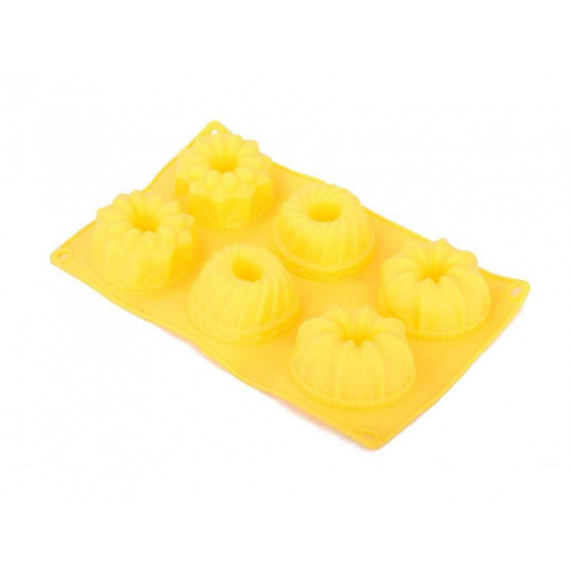 Форма для випічки Empire 27,5*17*2,5 см Корони силікон EM-7102 - Pink