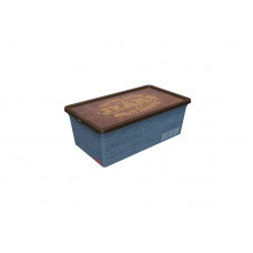 Контейнер для речей Qutu Trend Box Denim Leather 5 л