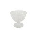 Горщик на низькій ніжці Консенсус Леон 28 см  №2 - Білий Перламутр