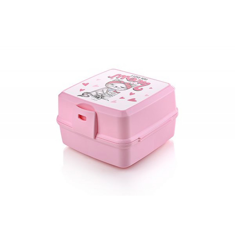 Ланчбокс з малюнком Hobby life для дівчат 02 1175 - Антрацит