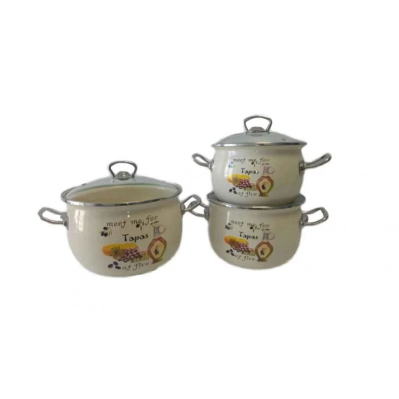 Набір каструль Idilia №1600 Tapas 37605 - Мокко