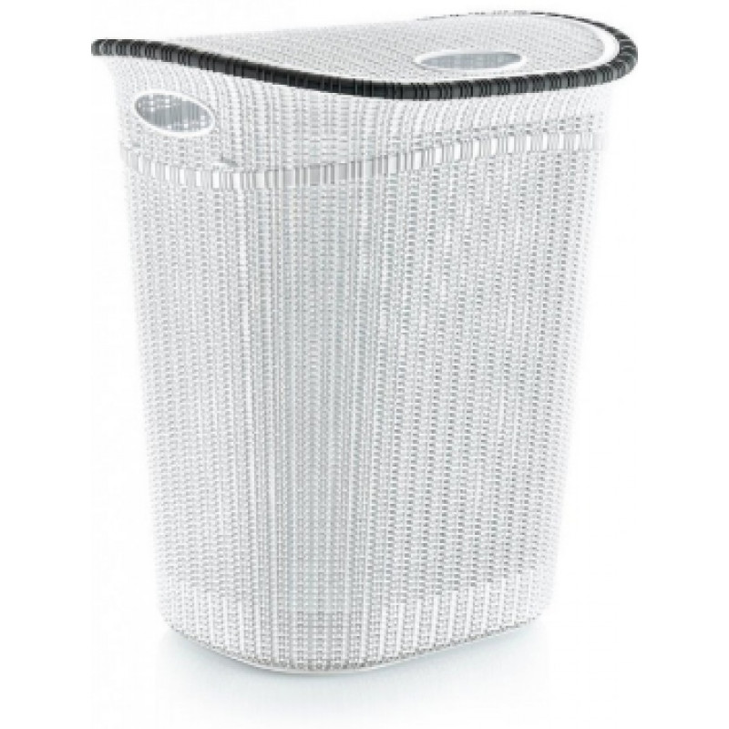 Кошик для білизни вертикальний PlastArt Євров*язка 52 л LA-150 - Тапе